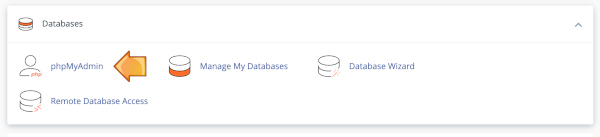 How to access phpmyadmin