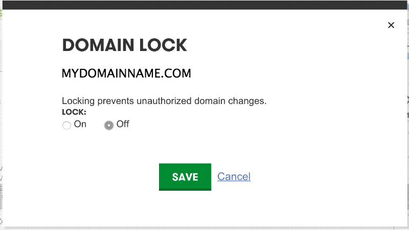 Godaddy unlock domain 2